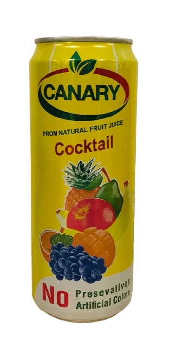 Canary Fruit Sparkling Drink Cocktail No Presevative 330 Ml