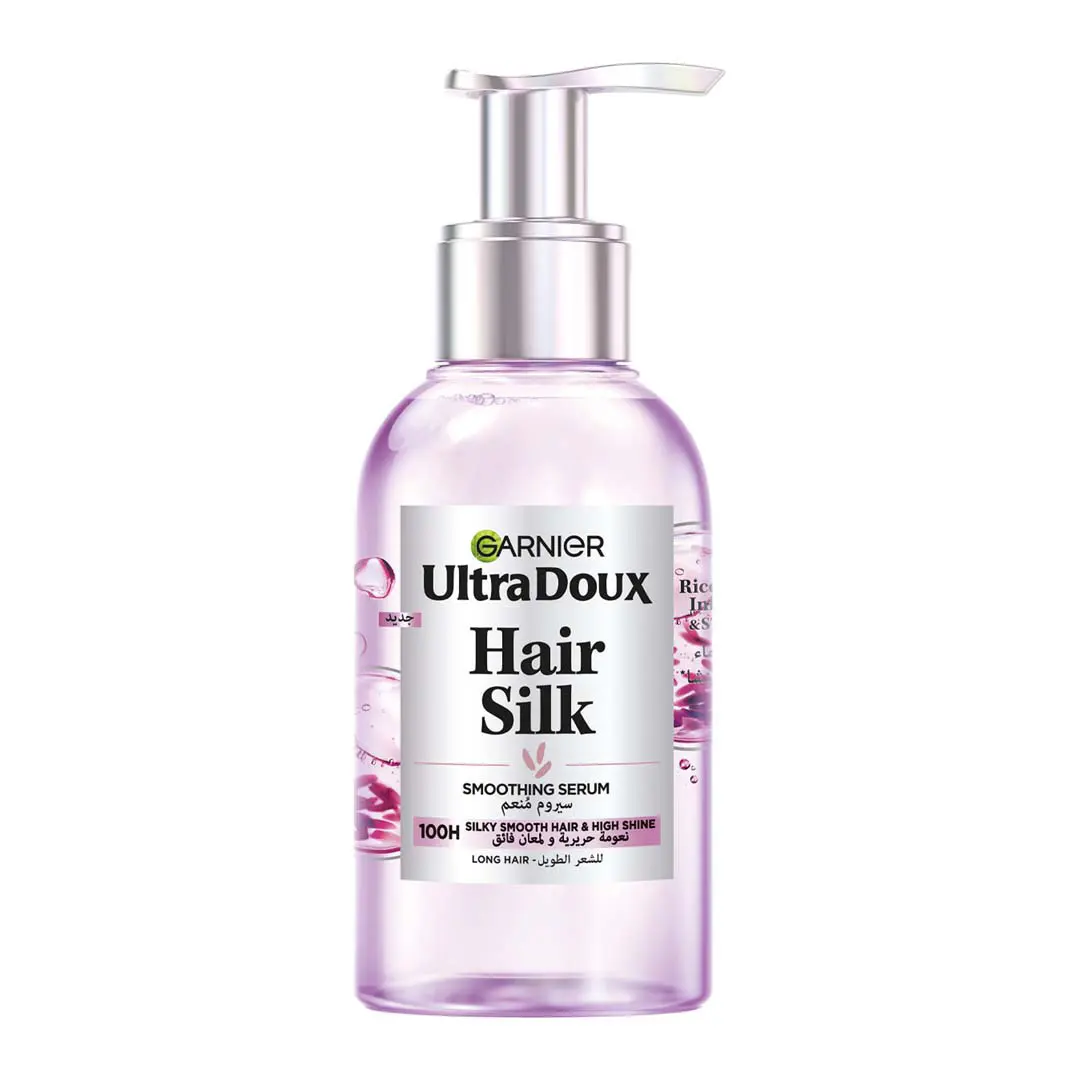 Garnier Ultra Doux Rice Water Silk Drops Smoothing Serum for Long Dull hair 120ml - view 1
