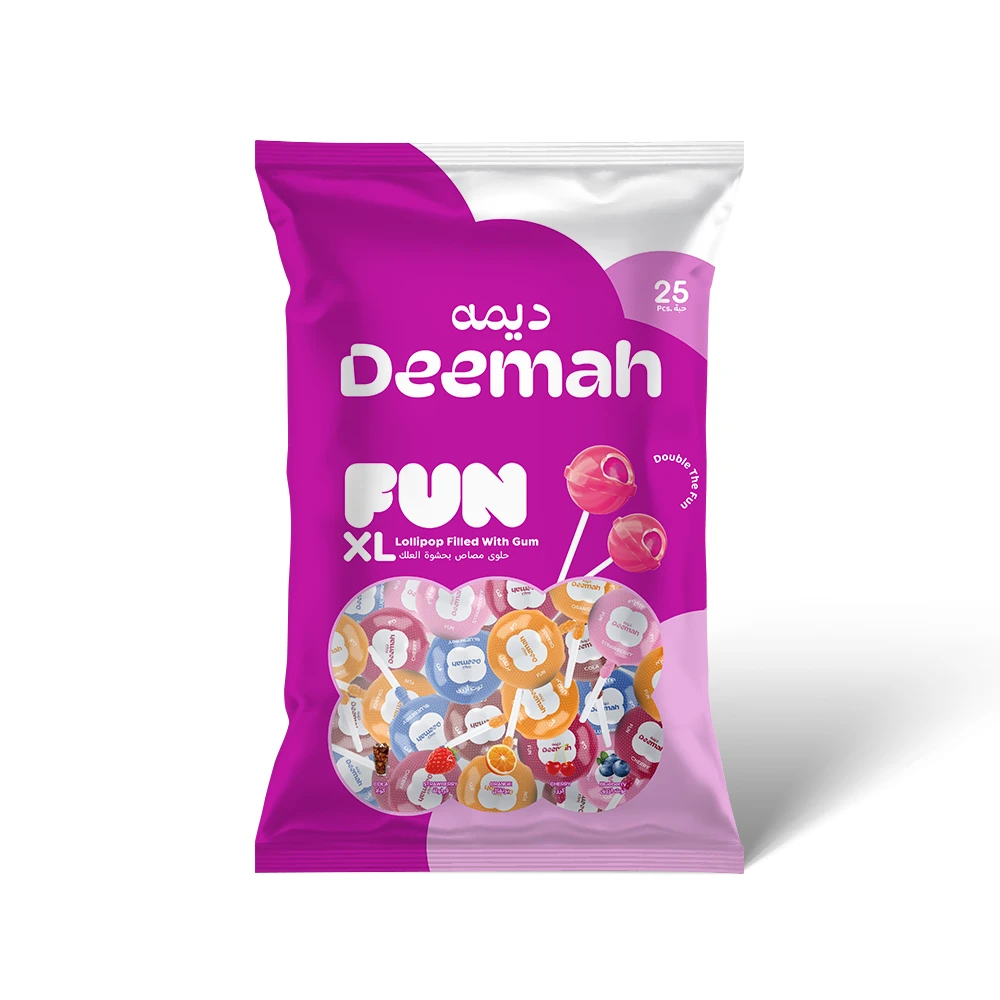 Deemah Lollipop X Fun Pouch 25 pcs 24.5 gm