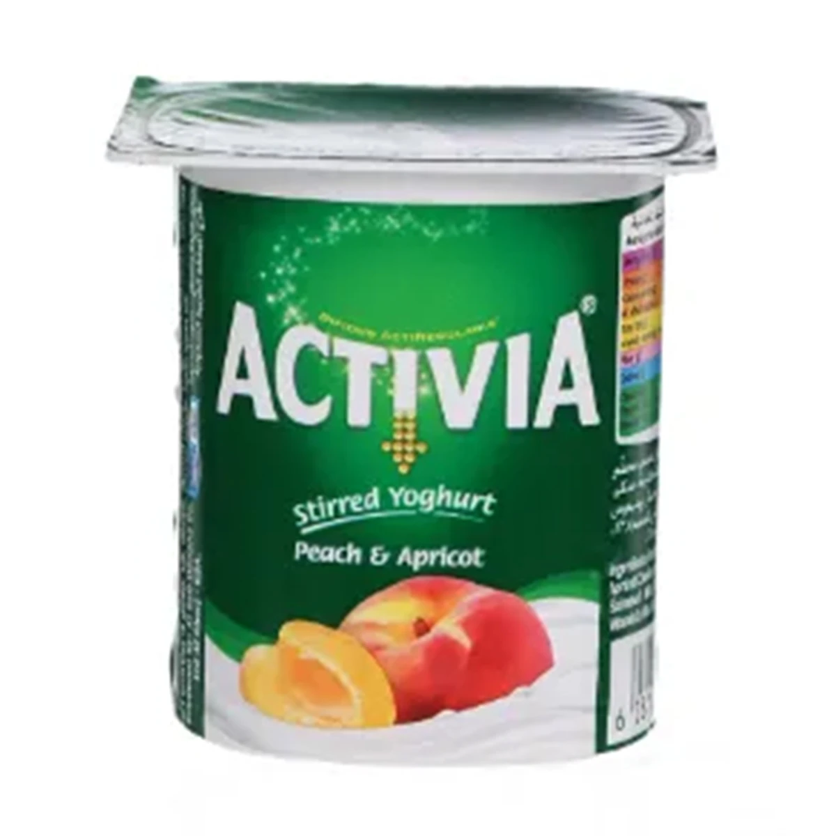 Activia Fruit Yoghurt Peach Apricot Full Fat 120 g