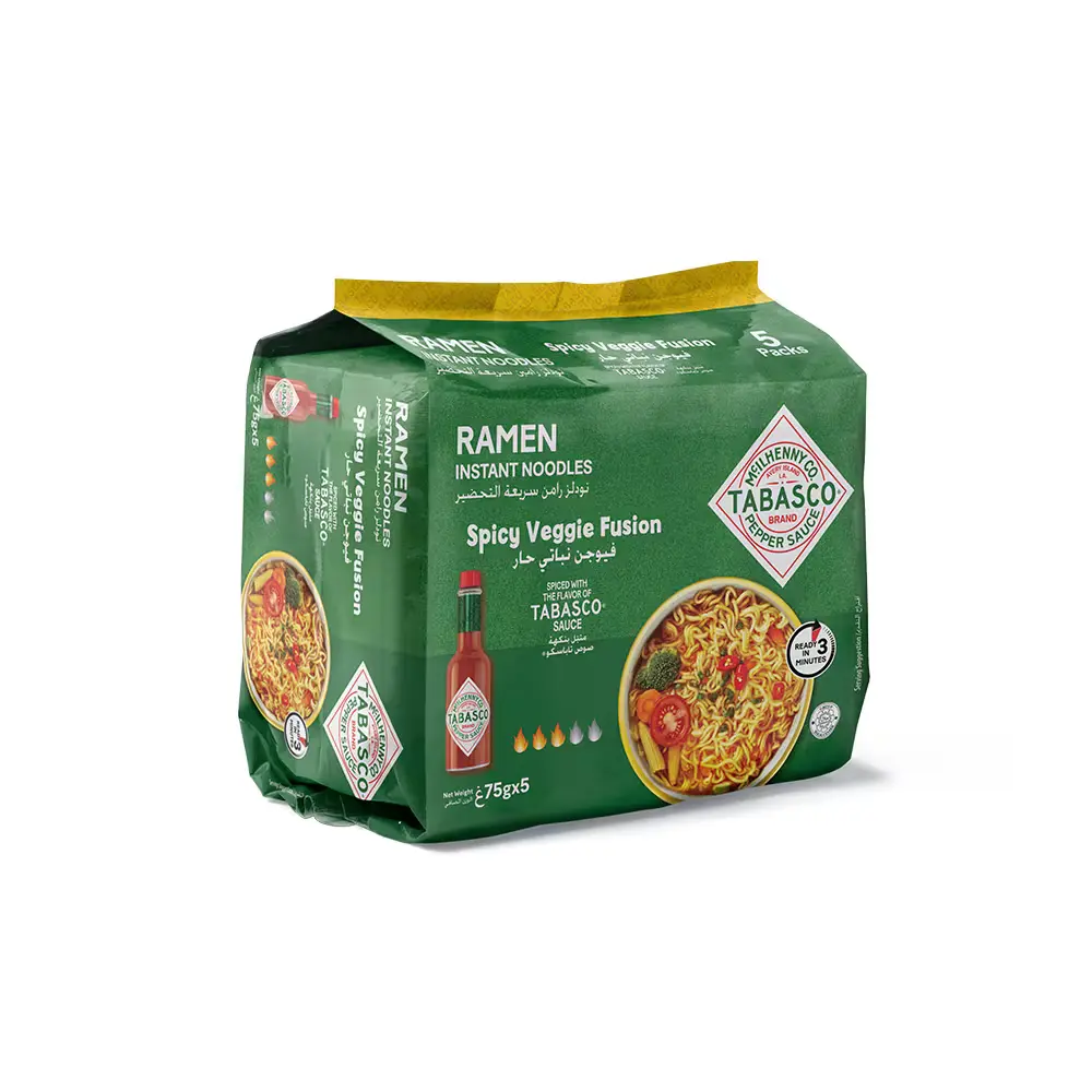 TABASCO Instant Ramen Noodles Spicy Veggie Fusion 5 pcs 75 gm - view 1
