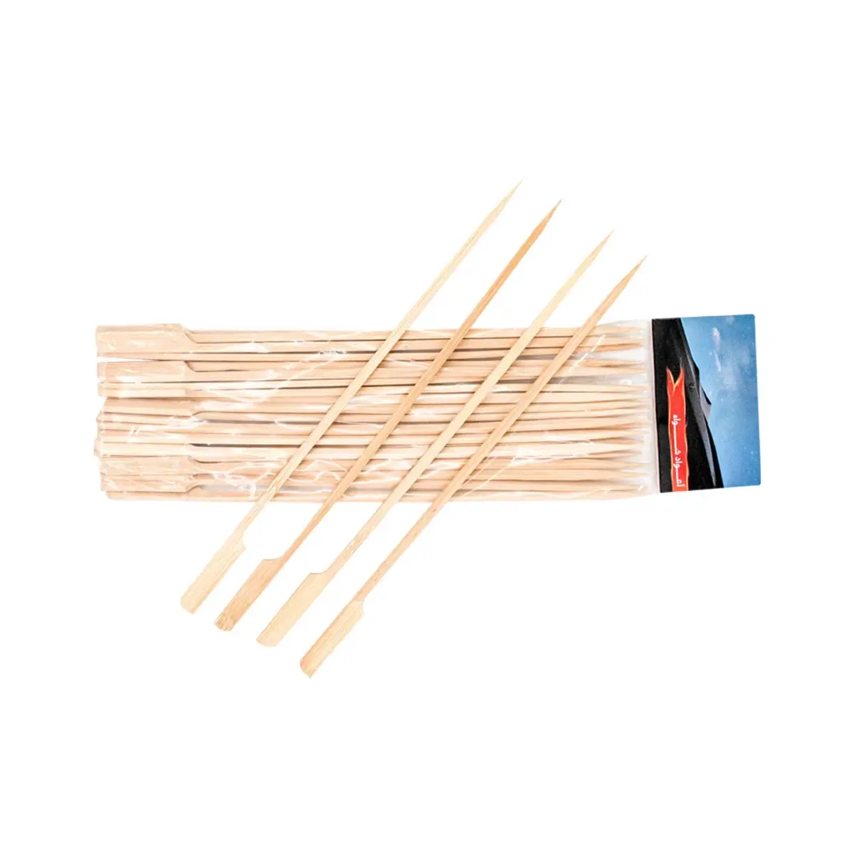 Skewers Wood Flat 30 cm 25 pcs - view 2