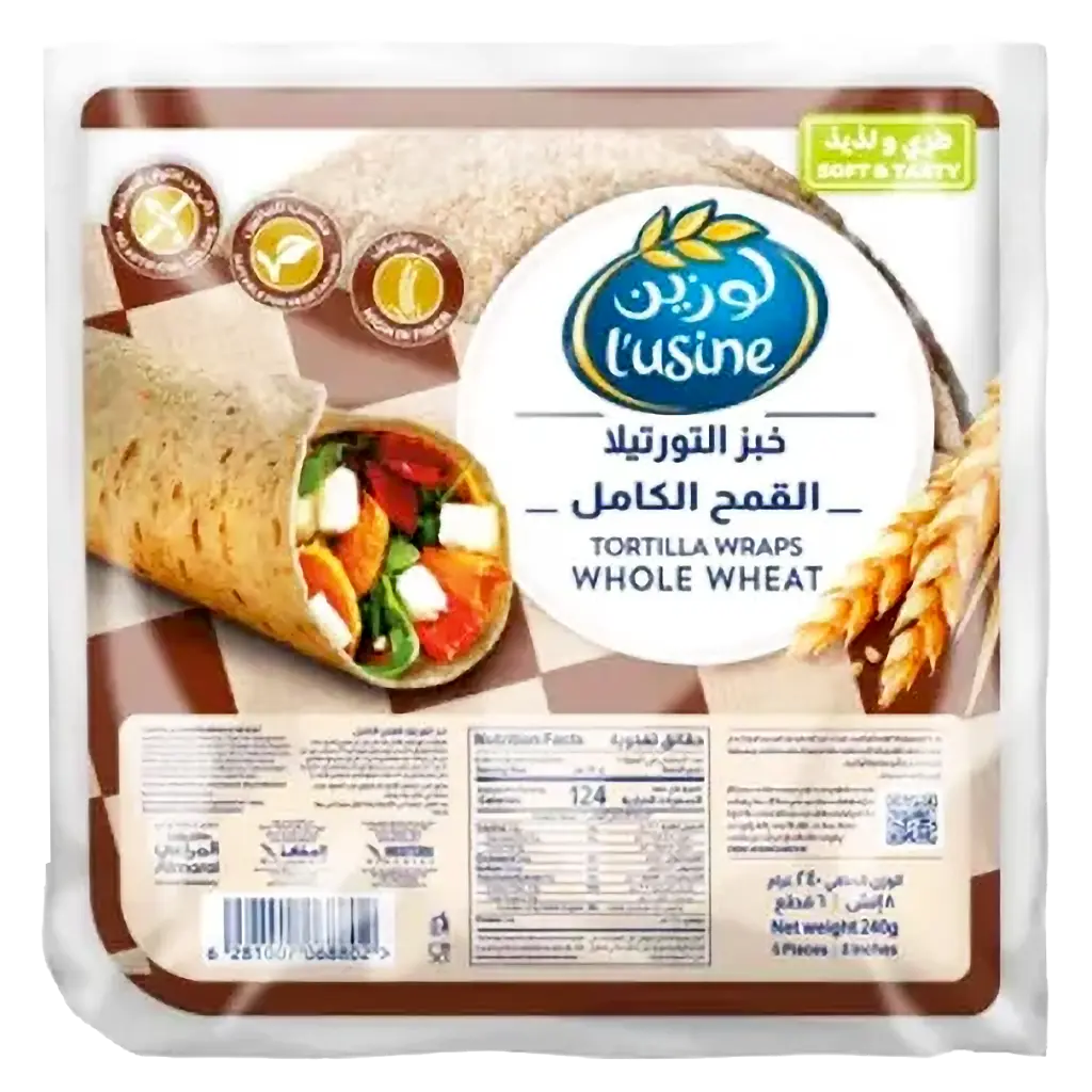 Lusine Tortilla Wrap Whole wheat 240 gm 6 pcs - view 1
