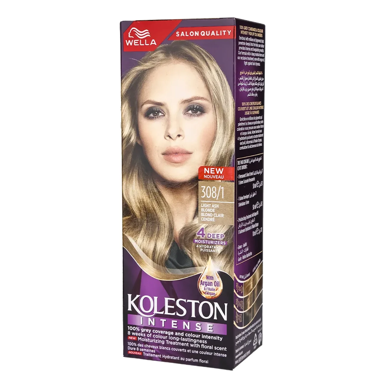 Wella Koleston Hair Colour Creme 308/1Light Ash Blonde 100 ml