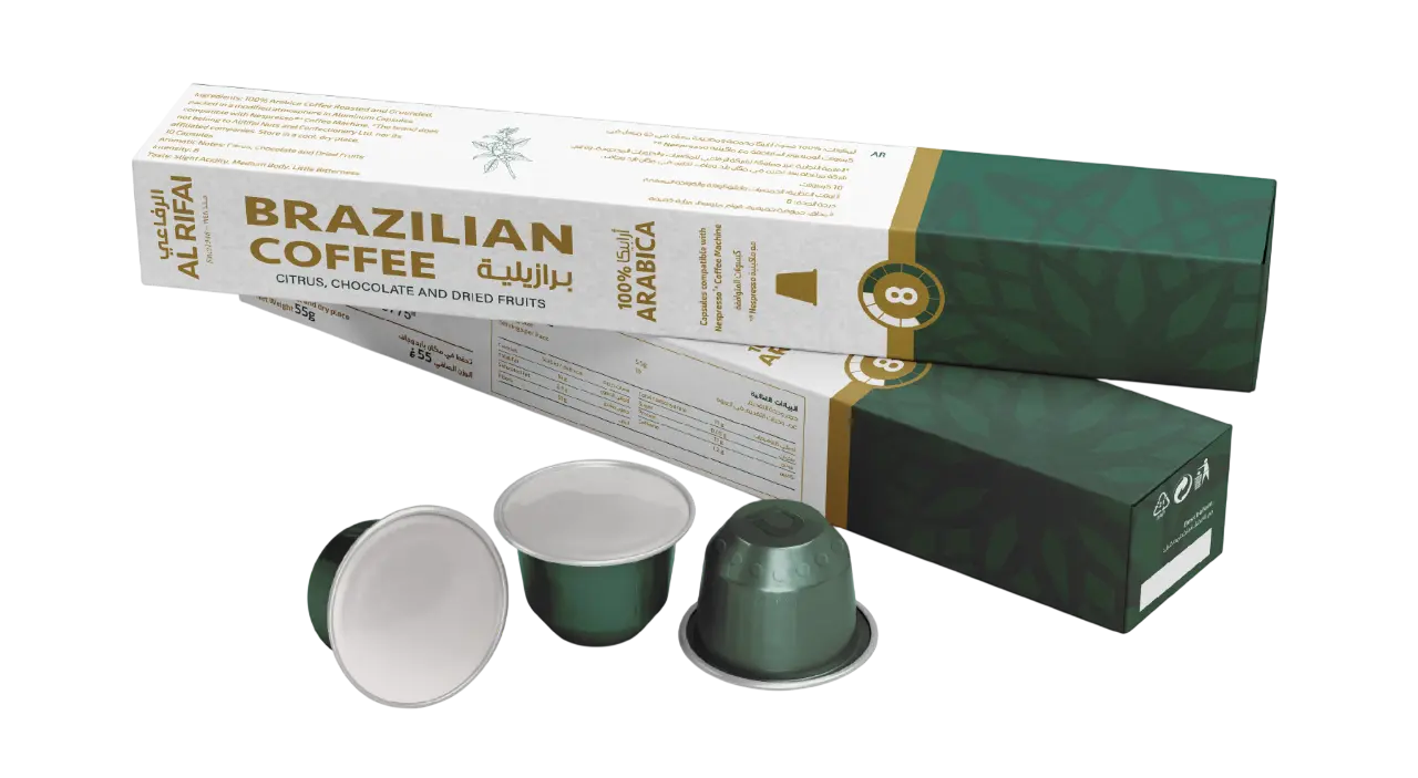 Alrifai Coffee Capsule Brazil 10 Capsule 55 gm - view 1