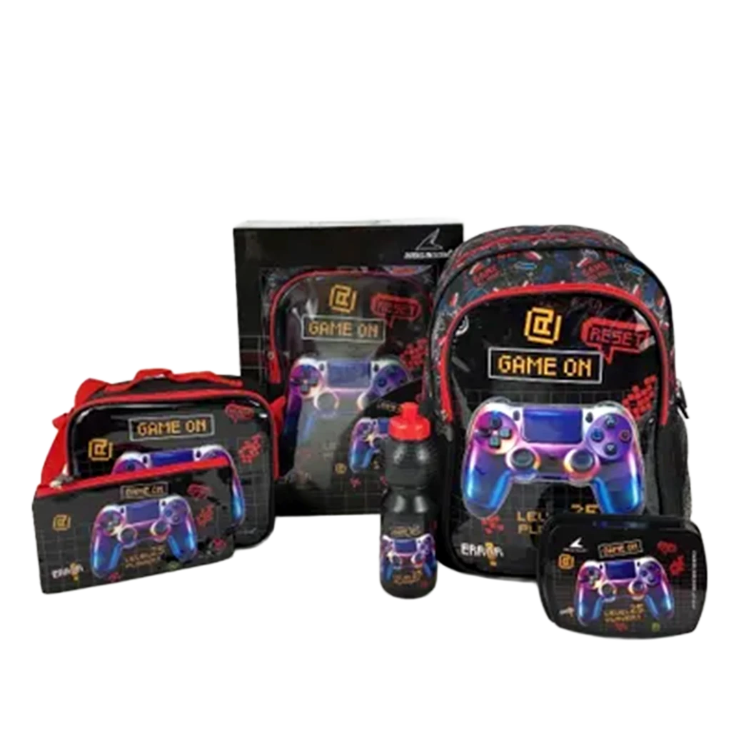 Royal Falcon 5 In 1 Game On 16" Backpack 5 Pcs