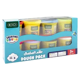 روكو مجموعة صلصال الوان متنوعه 8 حبه 