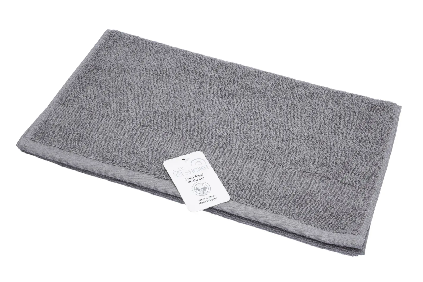 Elsheikh  Gray  Bath Cotten  Towel  Size 70*40  cm Weight 550  gmsqm - view 1