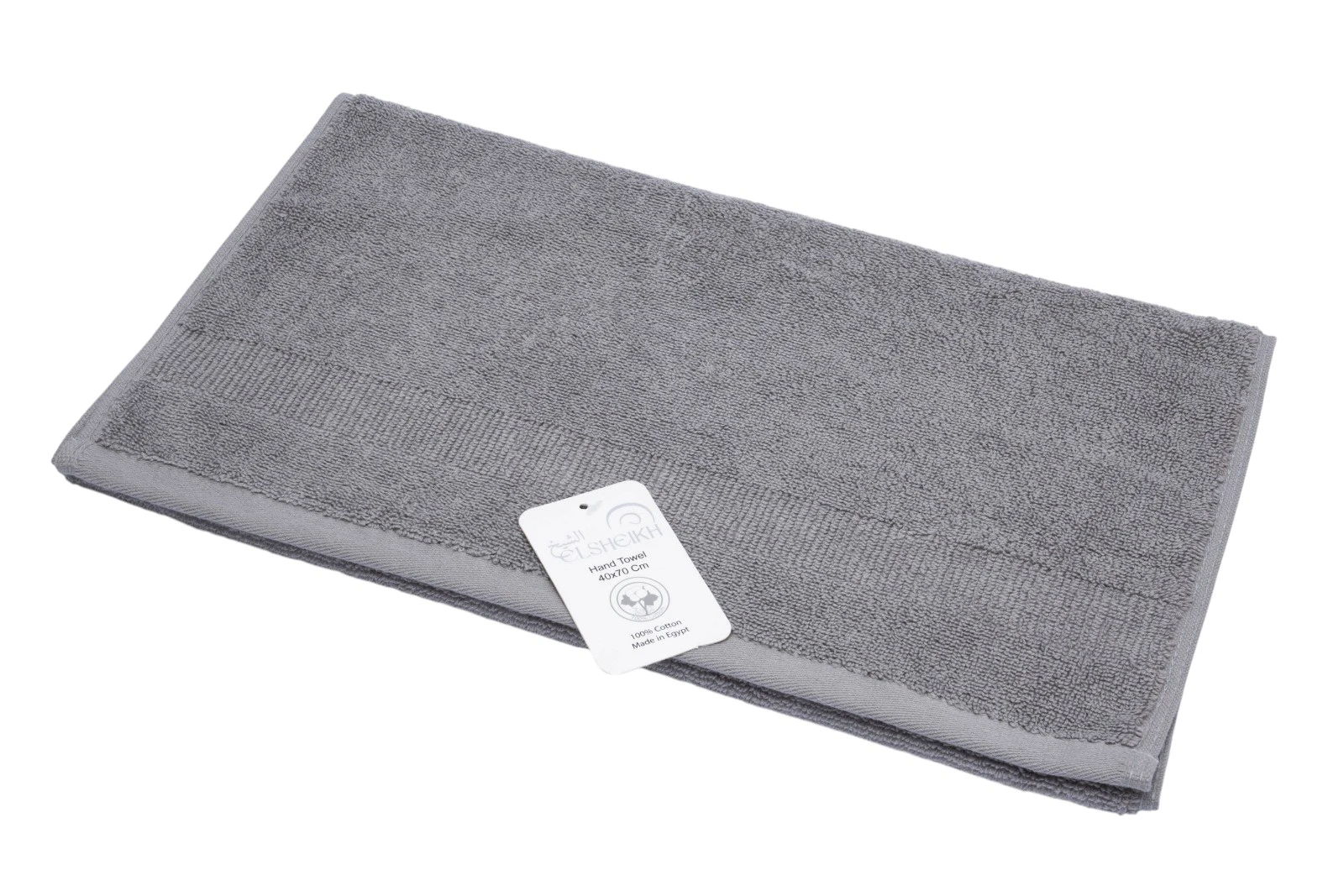 Elsheikh  Gray  Bath Cotten  Towel  Size 70*40  cm Weight 550  gmsqm