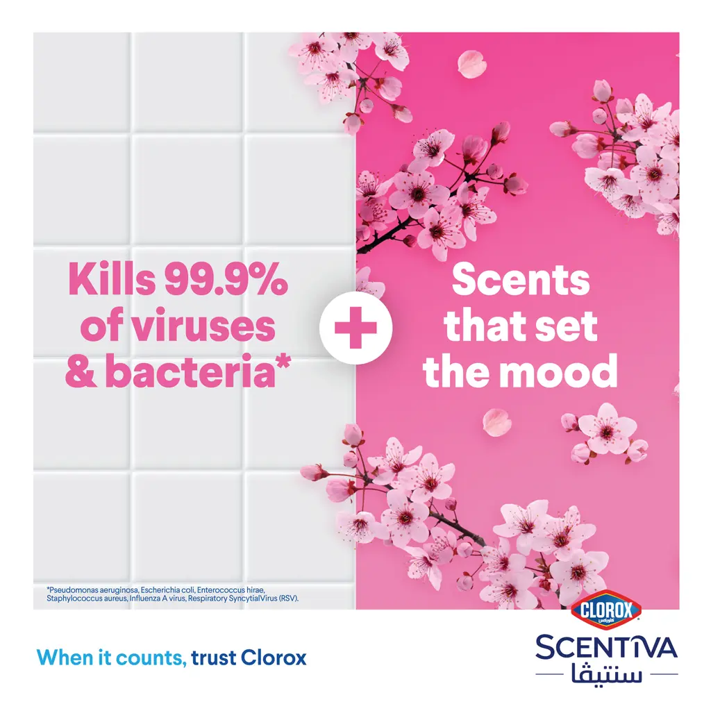Clorox Scentiva Multipurpose Disinfectant Floor Cleaner Japanese Spring Blossom 3 L - view 3