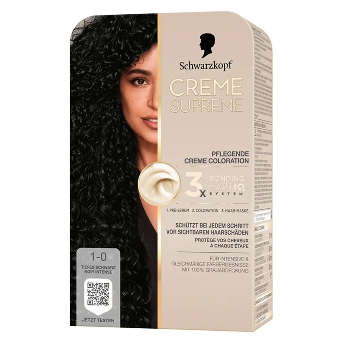Schwarzkopf Creme Supreme Full Kit 1-0 Natural Black - view 1