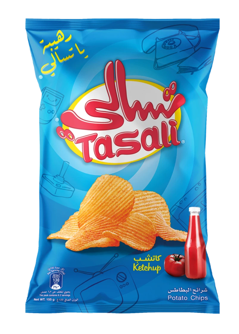 Tasali Potato Chips with Ketchup 155 gm