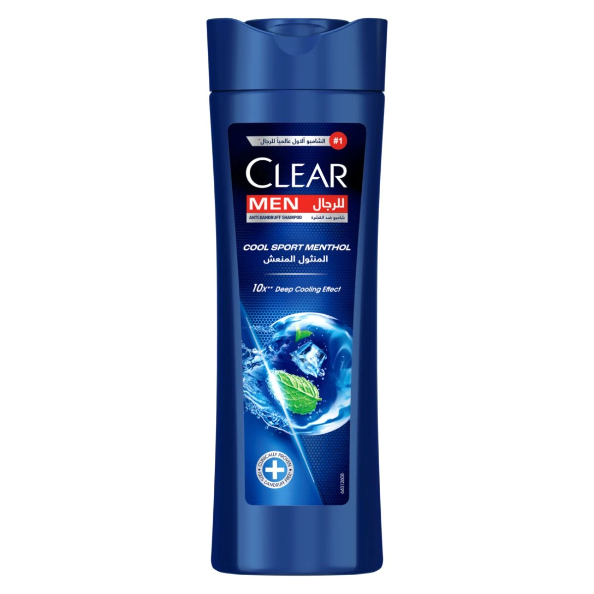 Clear Hair Shampoo Anti Dandruff For Men Cool Sport 400 ml