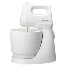 Panasonic Hand mixer 175W 5 Speed Light and Easy to Hold 3L Bowl + Dough hooks + Beaters