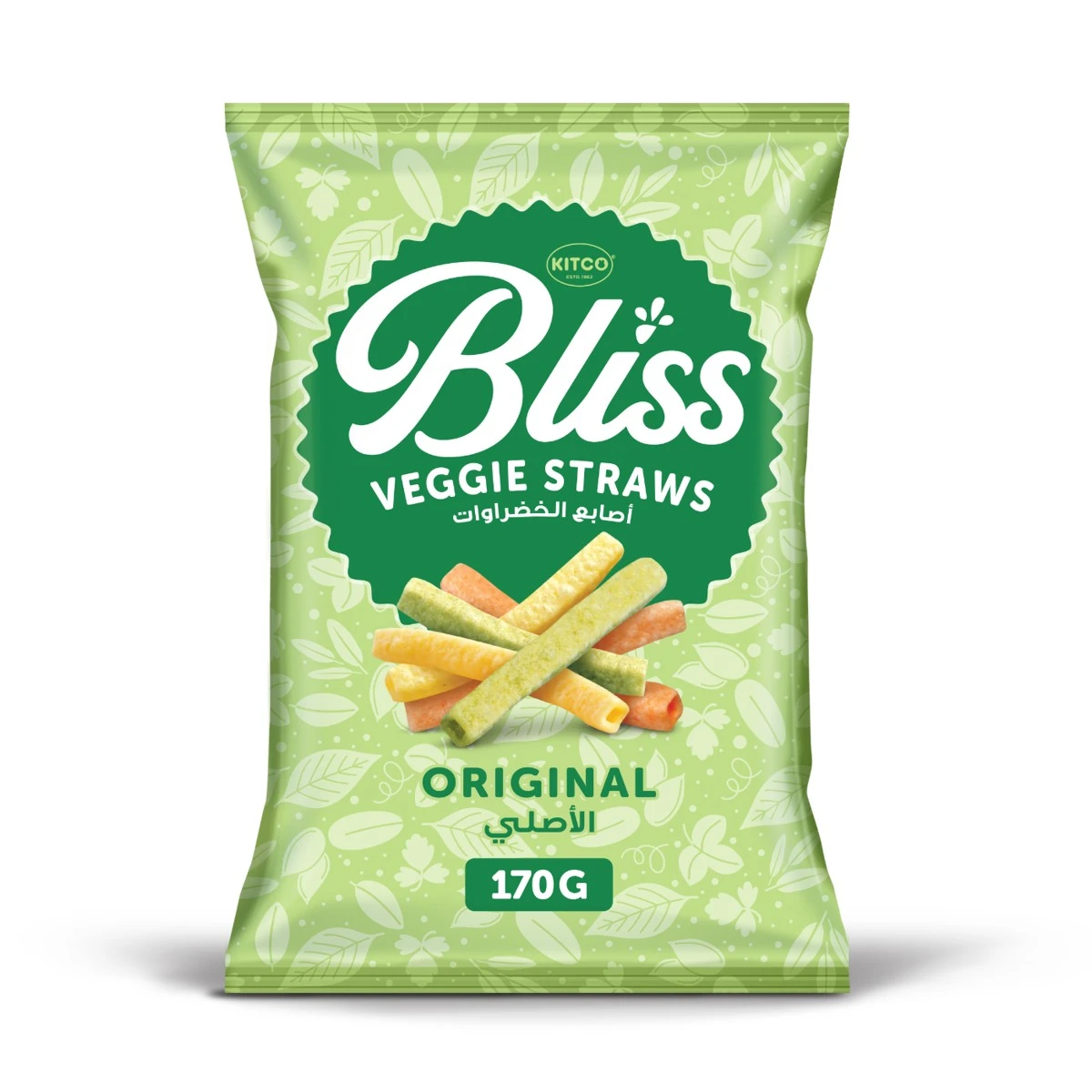 Kitco Bliss Veggie Strawas Original 170 gm