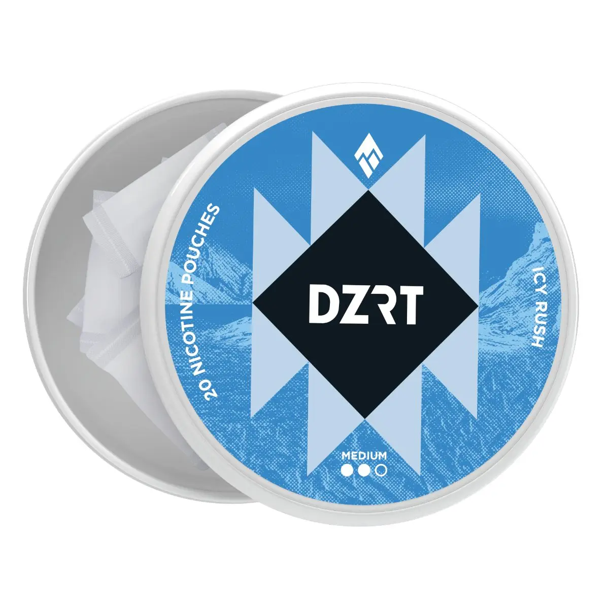 DZRT Nicotine Icy Rush Medium 7 mg 20 Pouch - view 4