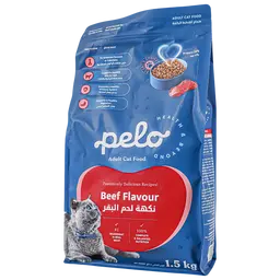 Pelo Dry Cat Food Beef 1.5 kg