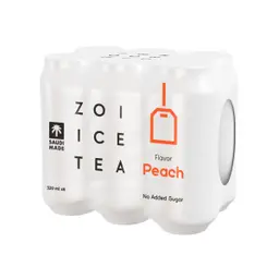 Zoi Ice Tea Peach Flavour 6 pcs 320 ml