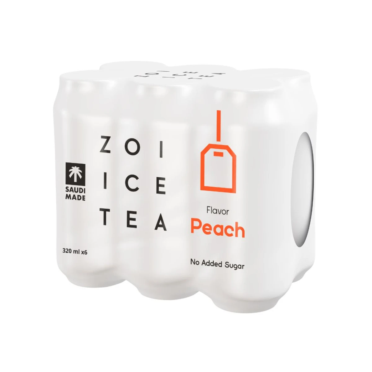 Zoi Ice Tea Peach Flavour 6 pcs 320 ml