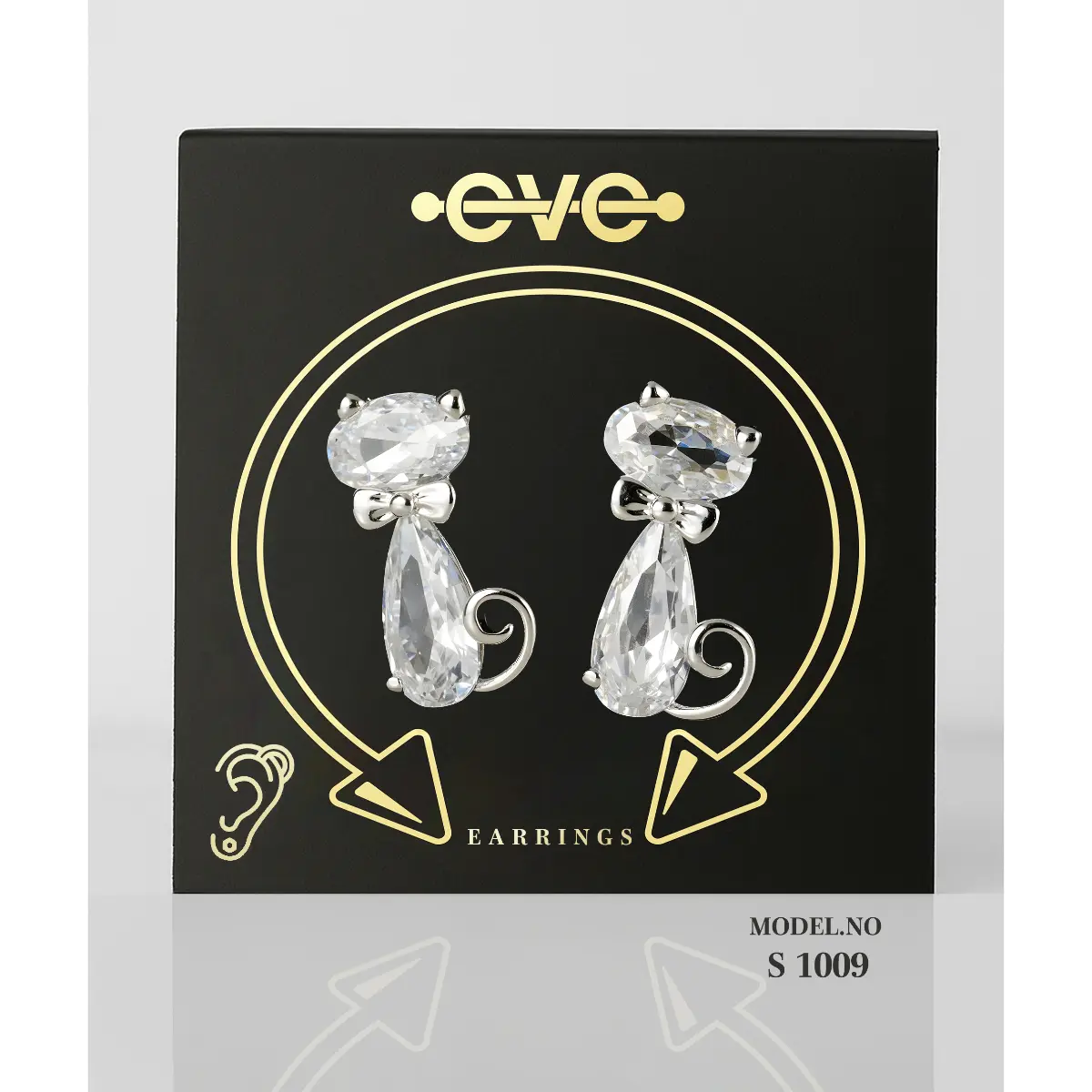 Eve Ear Piercing Silver  S 1008 Ear Ring - view 2