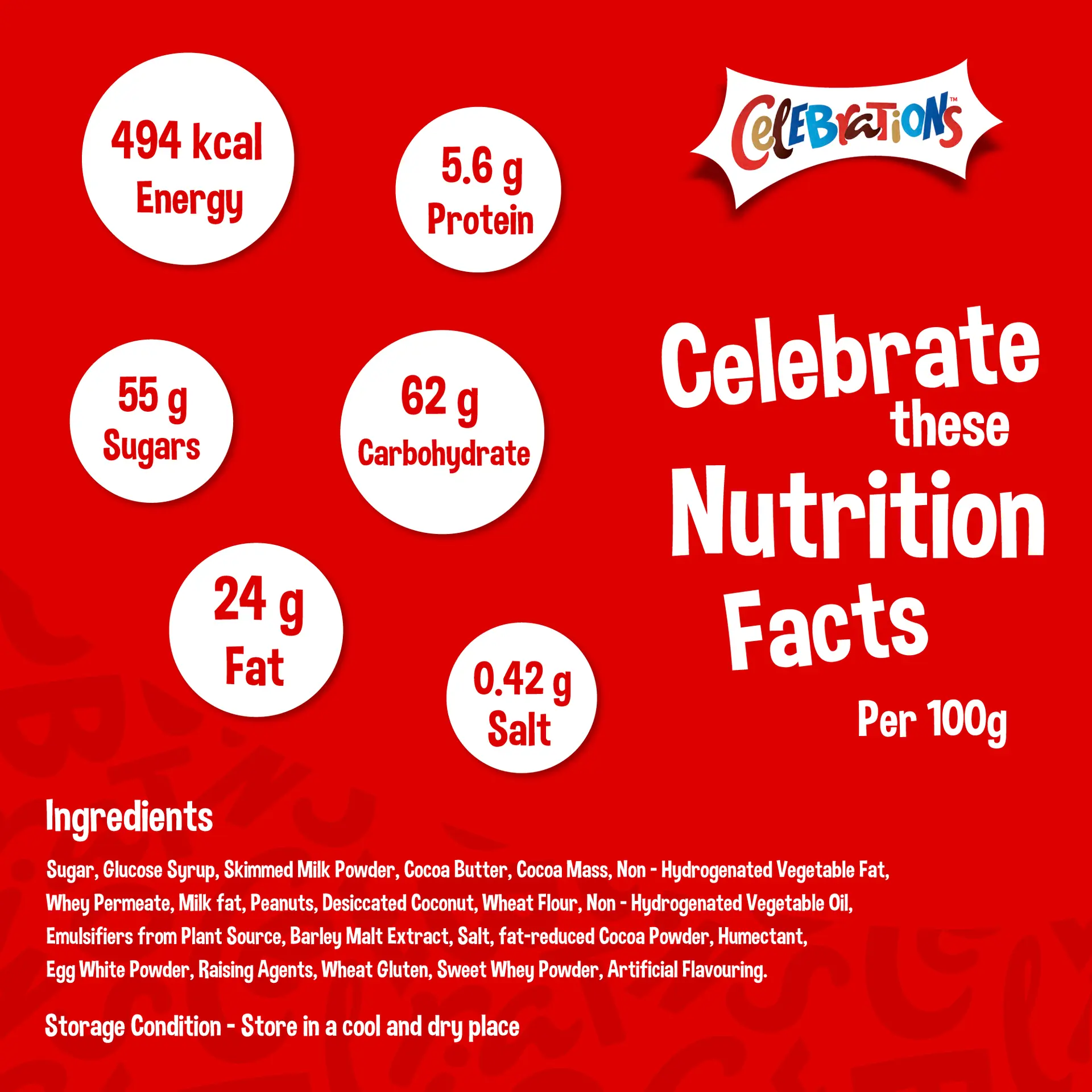 Celebrations Assorted Chocolate 365 gm - view 4
