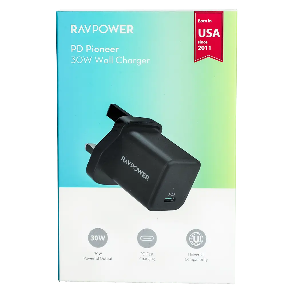Ravpower Rp-Pc169 Pd 30W Wall Charger 1C Black - view 3