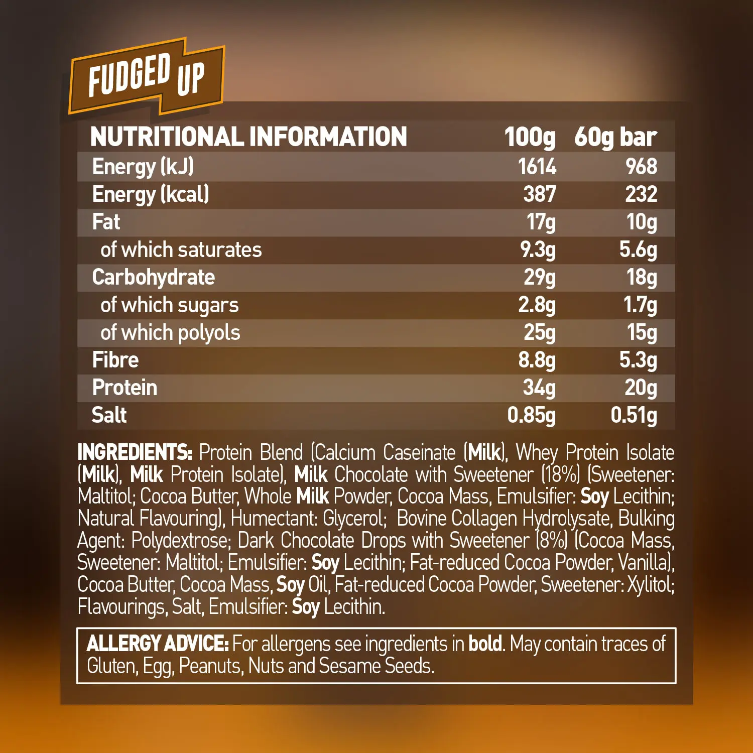 Grenade Protein Bar Fudged Up Flavor 60 gm - view 5