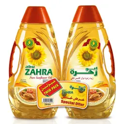 Abu Zahra Pure Sunflower Oil Promo Pack 2 pcs 1.5 L