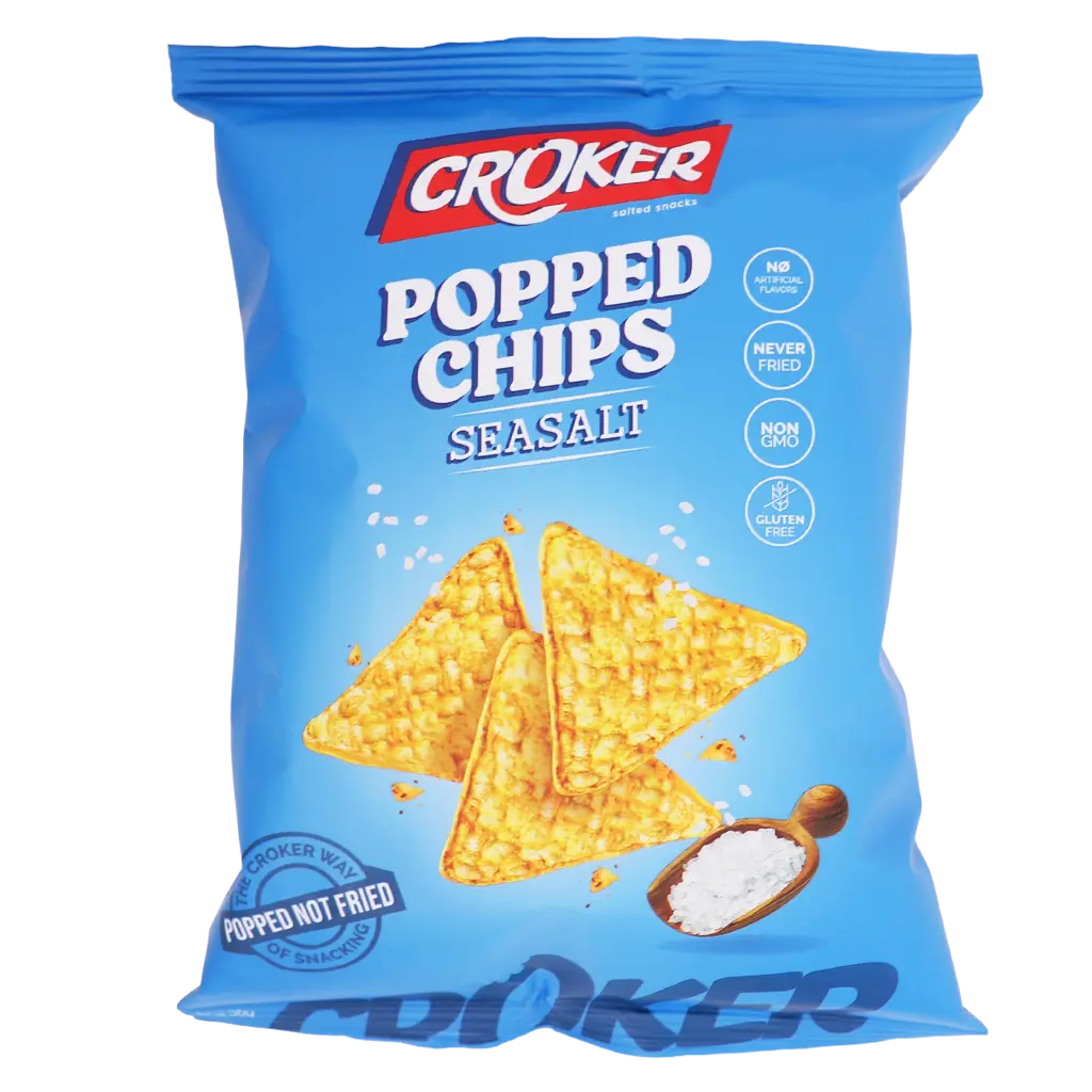 Croker Popped Chips Sea Salt 30 gm - view 2