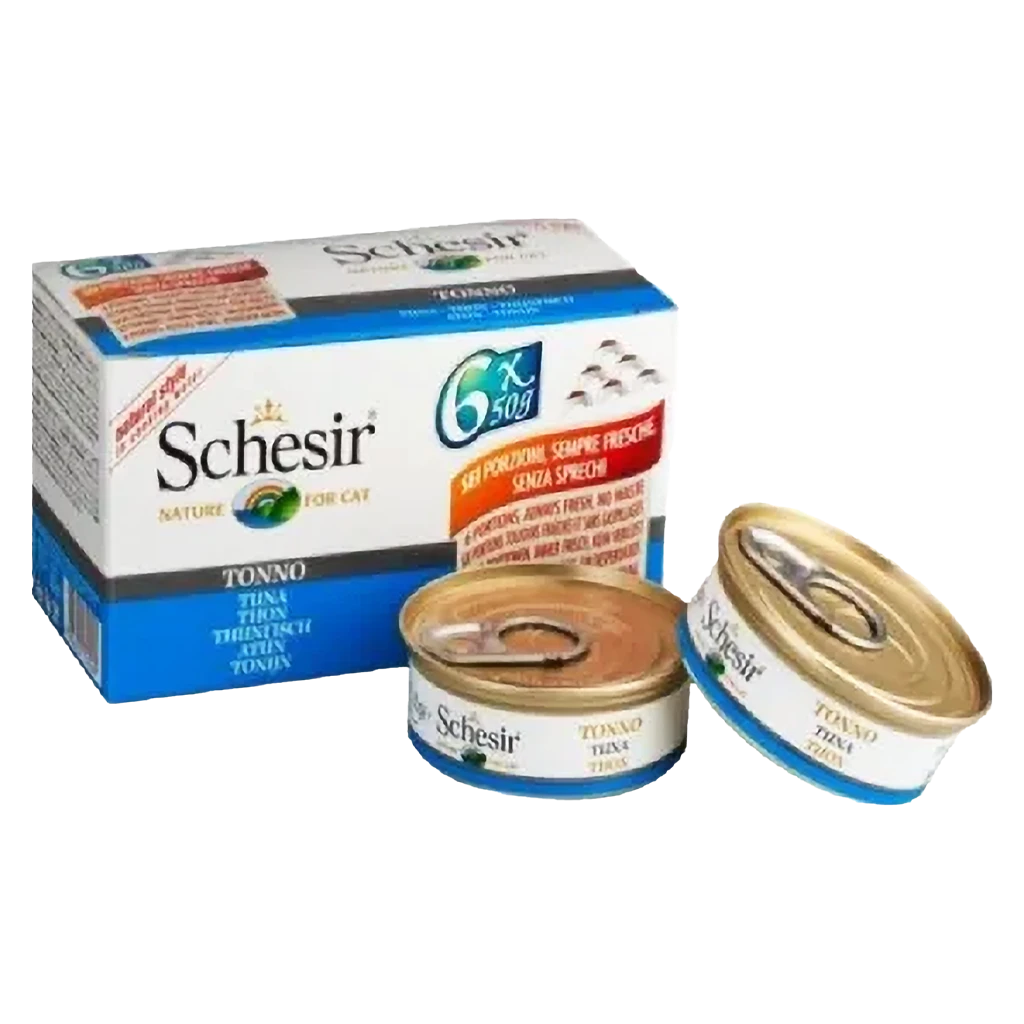Schesir Multipack Tuna In Jelly For Cats 6*50Gr