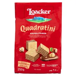 Loacker Quadratini Napolitaner Wafers 250 g
