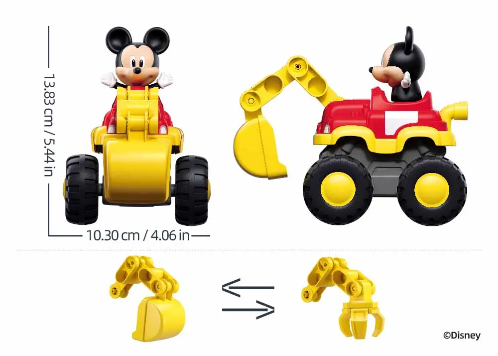 Sluban Mickey Mouse Truck 14 Pieces - view 6