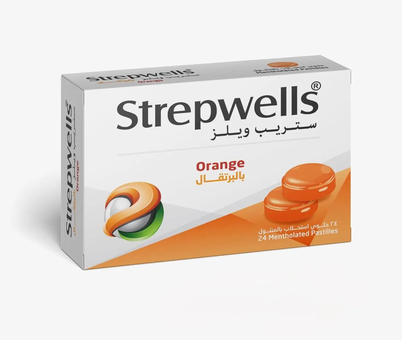 Strepwells Orange With Vit  C 24 Lozenges  - view 1