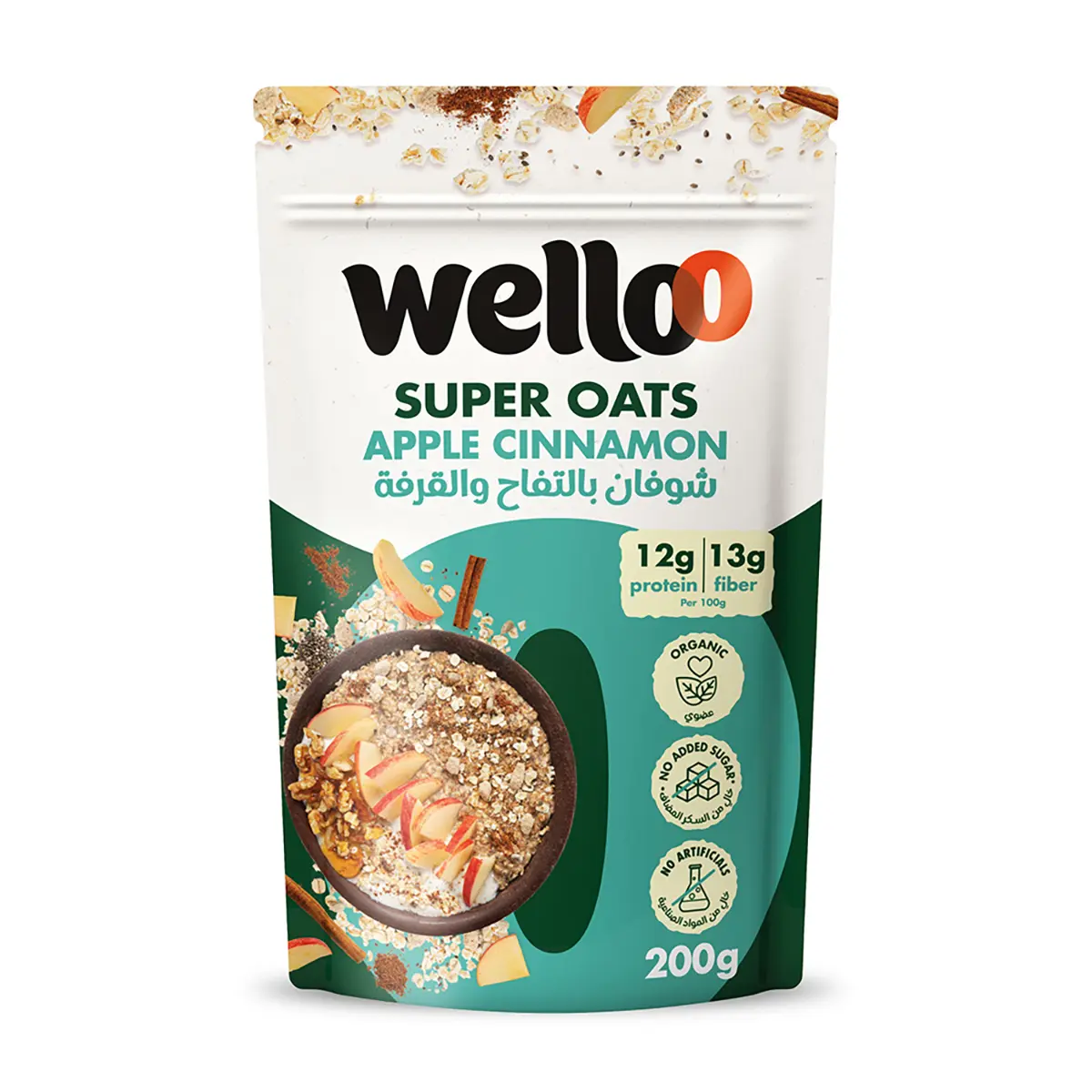 Wello Super Oats Apple Cinnamon 200 gm - view 1