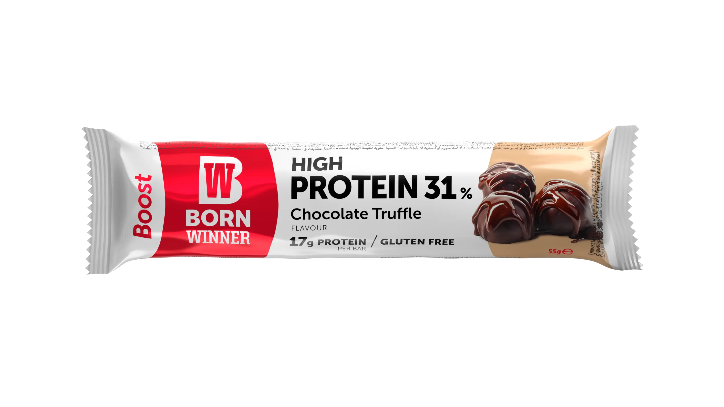 Born Winner Boost Protein Bar Chocolate Truffle 55G - view 1