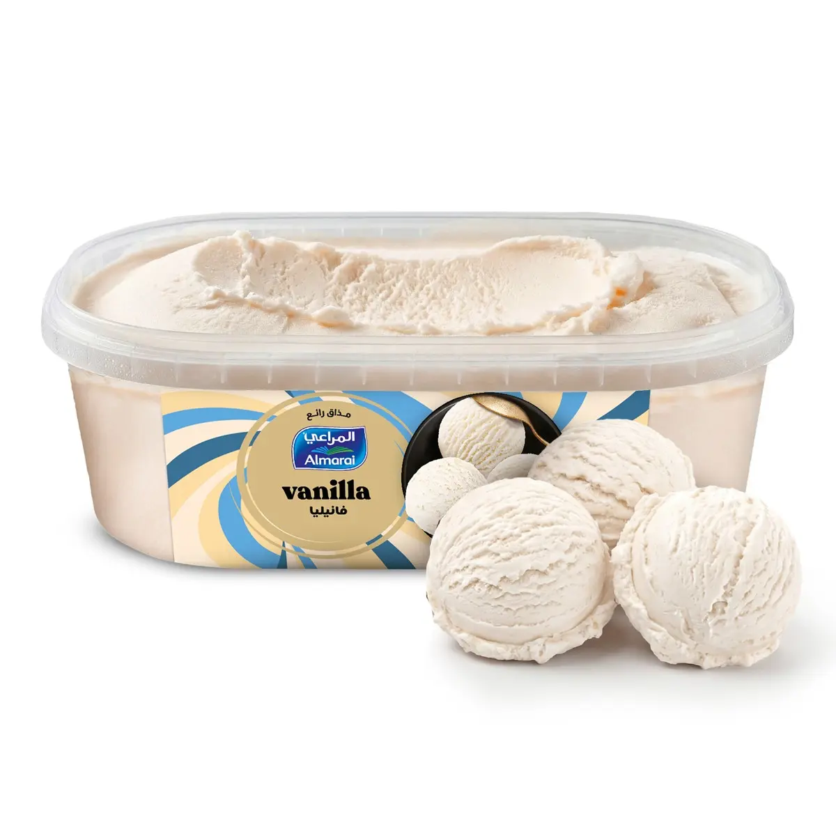 Almarai Ice Cream Tub Vanilla 900 ml - view 6