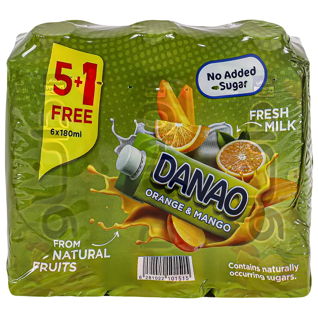 Danao Mango & Orange Juice 6 pcs 180 ml - view 3