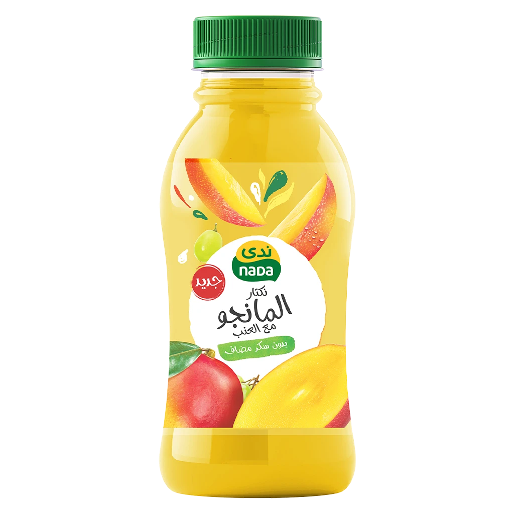 ندى عصير مانجو مع عنب 300 مل