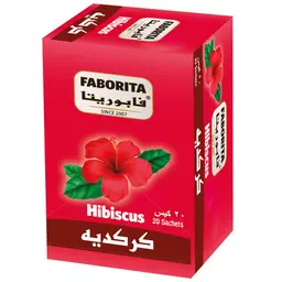 فابوريتا اعشاب الكركديه 20 كيس 2 جم