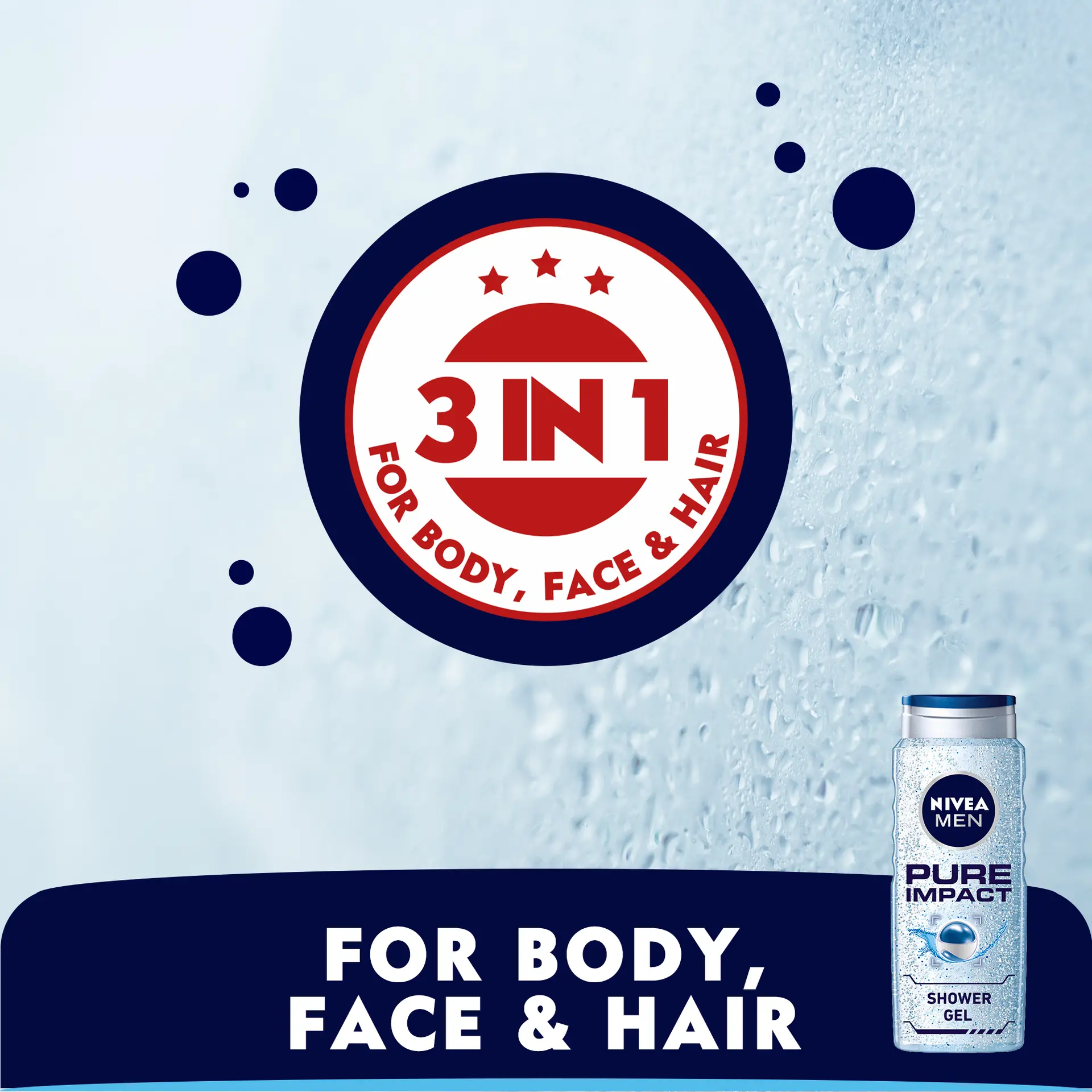 Nivea Shower Gel Pure Impact 500 ml - view 5