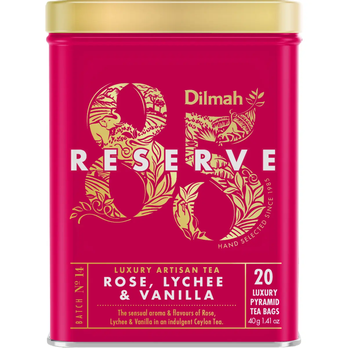 Dilmah Rose Lychee & Vanilla 20 Sachet - view 1