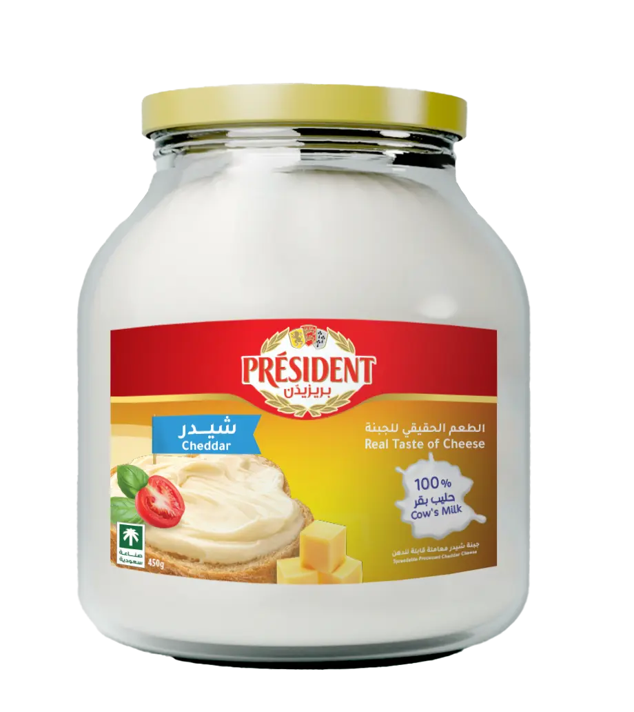 President Spreadable Chedder Cheese 450 gm - view 1