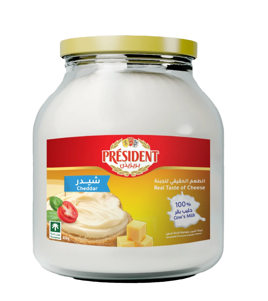 President Spreadable Chedder Cheese 450 gm