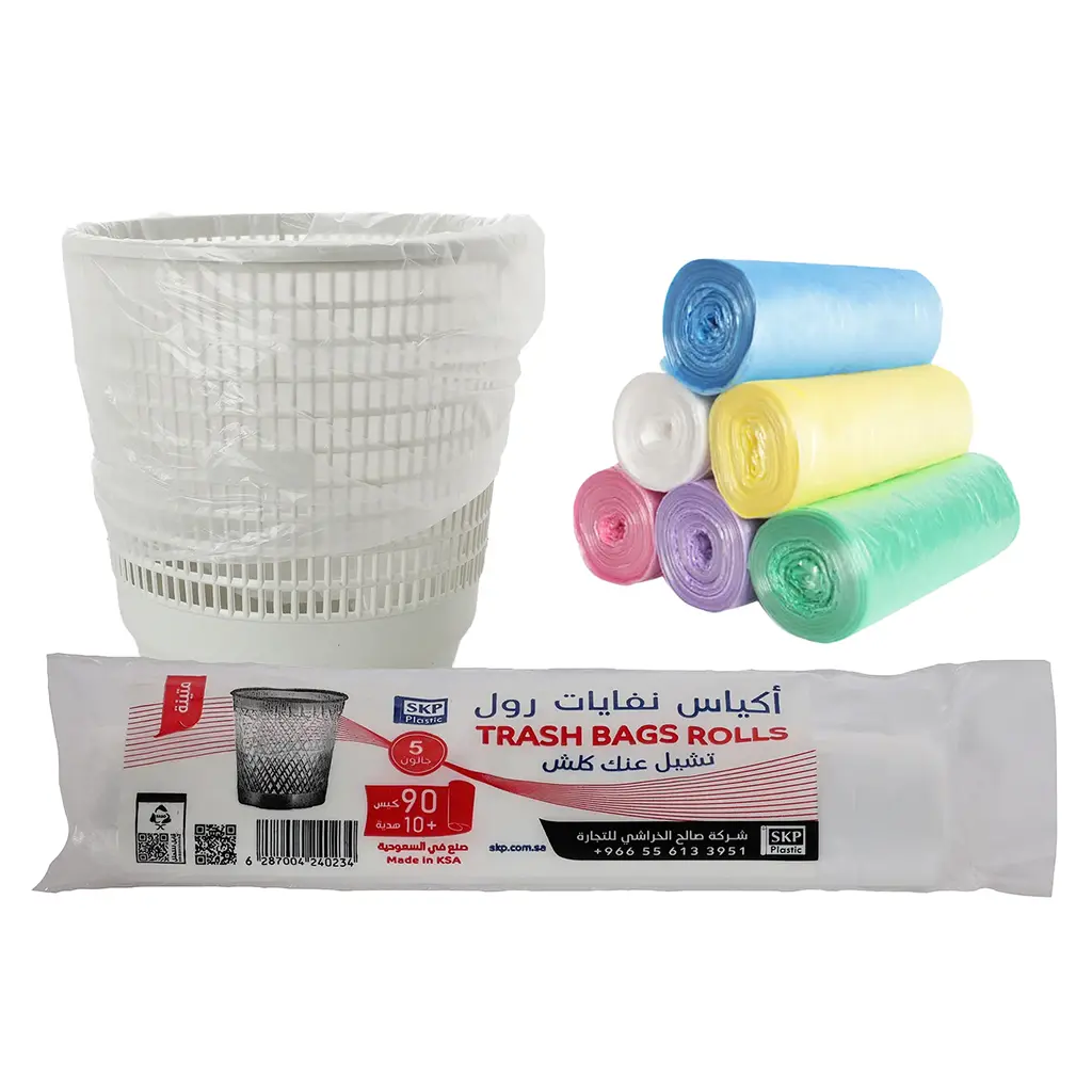 SKP Garbage Bags 5 Gallon Small 90 Pcs - view 2