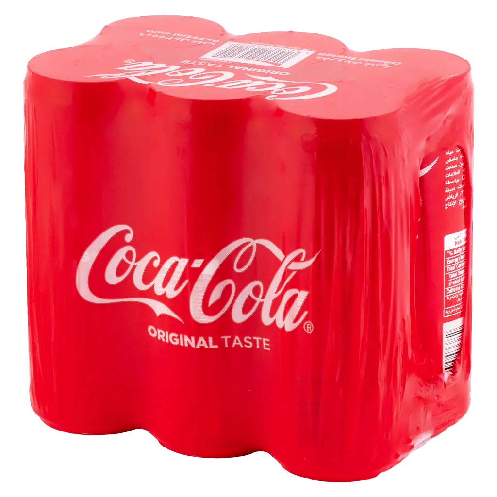 Coca-Cola Original Taste Pack of 6x355ml Can Crisp Coke Soft Drinks - view 12