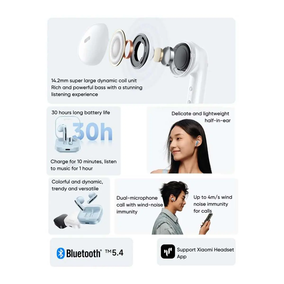 Xiaomi Redmi Buds 6 Active Black - view 4