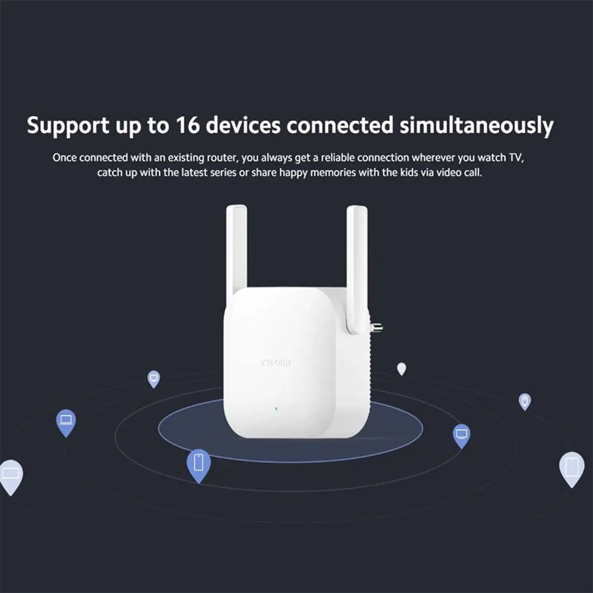 Xiaomi WiFi Range Extender N 300 White - view 4