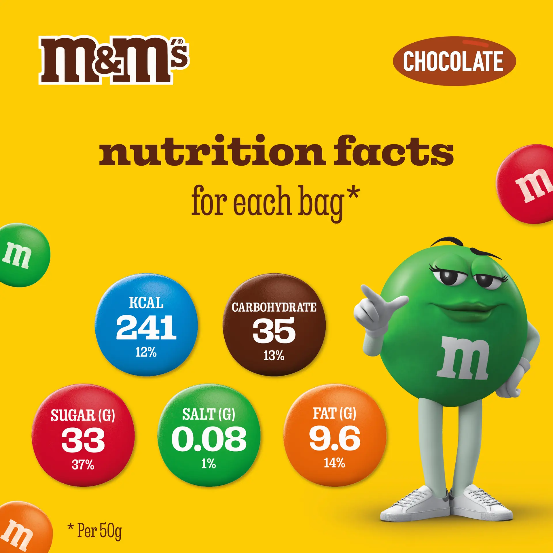 M&M's Milk Chocolate 45 gm - view 9