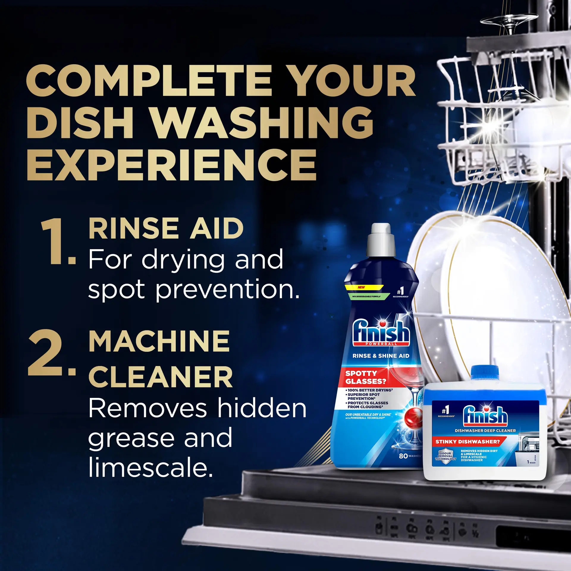 Finish Powerball Ultimate Plus Dishwasher Detergent  Lemon 75 Tabs - view 5