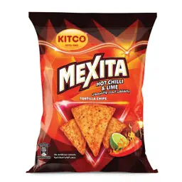 Kitco Mexita Tortilla Chips Hot Chili & Lime 48 gm